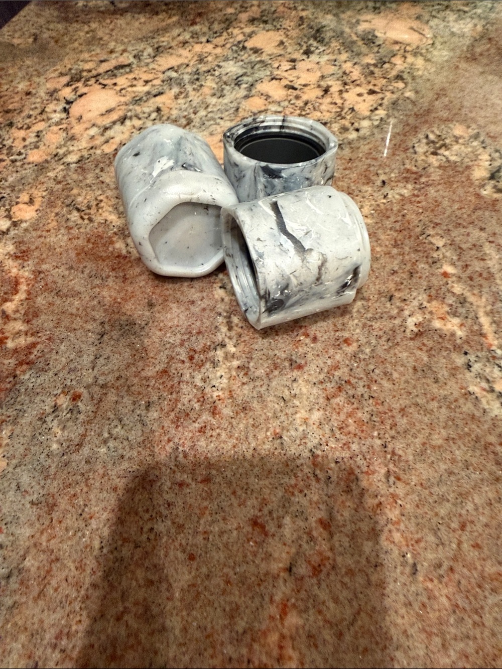 3 Cadence Marble Extenders and 1 Cap